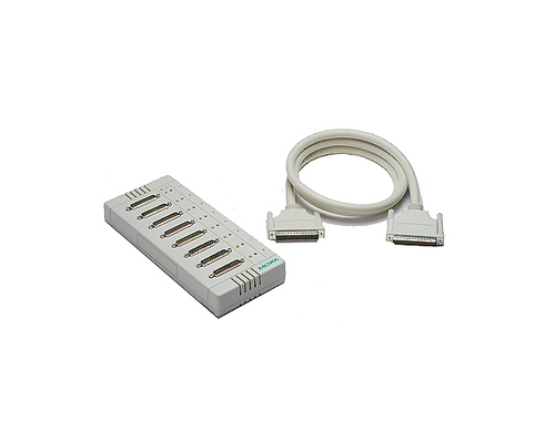 Moxa OPT 8S - 8 Port Connection Box, DB25F, w/ Surge by MOXA