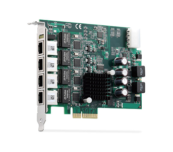 PCIe-GIE64+ - 4-CH Power over Ethernet Frame Grabber by ADLINK