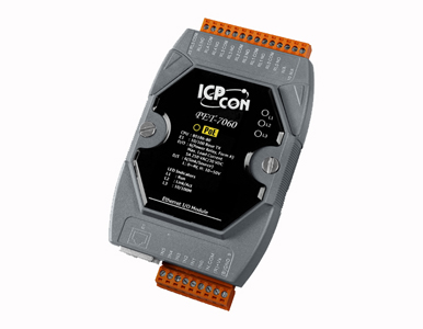 ICP DAS PET-7060 - ICP DAS 6-channel Power Relay Output and 6-channel Isolation Digital Input Data Acquisition by ICP DAS