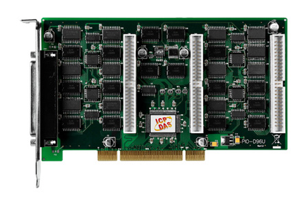 PIO-D96U - Universal PCI, 96-channel digital I/O, opo-22 by ICP DAS