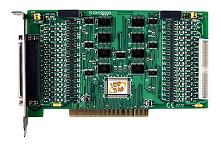 ICP DAS PISO-P32A32 - 32 isolated digital input and 32 isolated open collector output (Current Sourcing) by ICP DAS