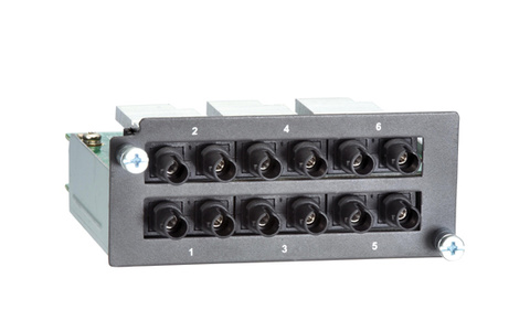 Moxa PM-7200-6MST - Fast Ethernet Module with 6 multi-mode 100BaseFX ports with ST connectors by MOXA