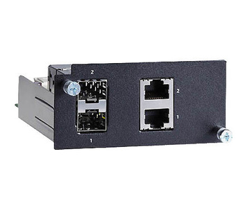 PM-7500-2GTXSFP - Gigabit Ethernet module with 2 10/100/1000BaseT(X) or 100/1000BaseSFP slot combo ports by MOXA