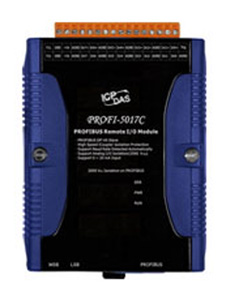 Profi-5017C - PROFIBUS Remote I/O Module(8-Ch Isolated Analog Current Input) by ICP DAS