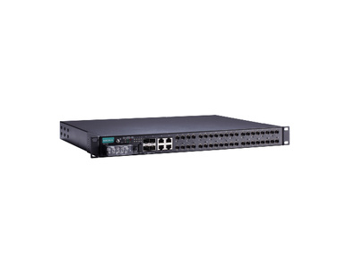Moxa PT-7528-20MST-4TX-4GSFP-HV-HV - IEC 61850-3 managed rackmount Ethernet switch with 20 100BaseF(X) MST, 4 10/100BaseT(X), an by MOXA