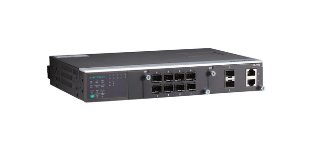PT-7710-F-HV - IEC 61850-3 modular managed Ethernet switch system with 1 slot for fast Ethernet modules, and 1 slot for fast Eth by MOXA