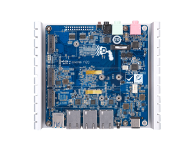 QBoatSunny-US - 2-bay M.2 SSD IoT mini Server. Quad-core Alpine AL314 1.7GHz, 2GB DDR3 on board, 1GbE x3 by QNAP