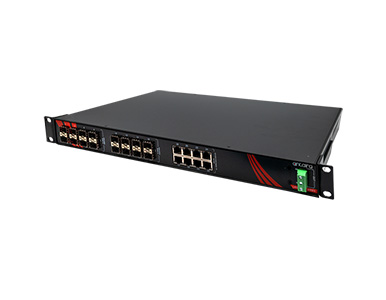 Antaira QMP-2820G-4X16S-bt-T - 28-Port Industrial Gigabit PoE++ Managed Ethernet Switch, with 8*10/100/1000 RJ45 Ports (90W/port by ANTAIRA