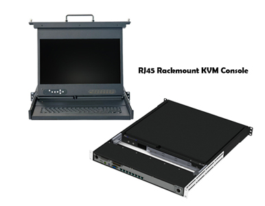 DITHD RD1U-CAT24173HB.B2U.I8.V35x.E8.TP173U - 1U, 24' rugged aluminum rackmount KVM console with clamshell design, 17.3' High br by DITHD