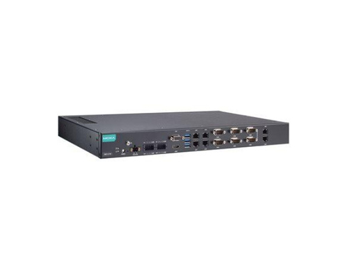 Moxa RKP-C110-C1-2L4C-T - Rackmount 1U computer with Intel® Celeron® 6305E processor, 6 LAN ports, 6 serial ports, 8 DIs by MOXA
