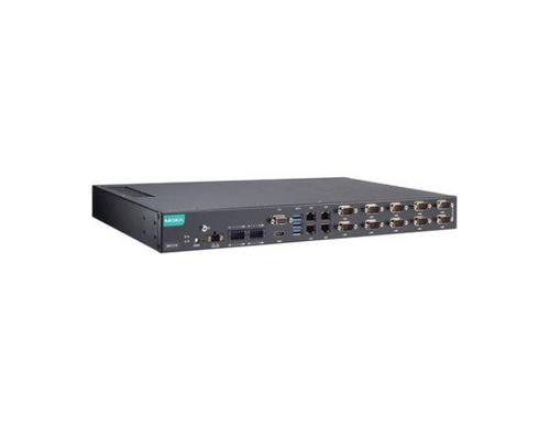 Moxa RKP-C110-C1-8C-T - Rackmount 1U computer with Intel® Celeron® 6305E processor, 4 LAN ports, 10 serial ports, 8 DIs, by MOXA
