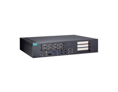 Moxa RKP-C220-C5-8C-T - 2U Rackmount type, Core i5-13500TE, 8GB DDR4x1, COMx10, LANx4, USBx3, DIOx4, DP+HDMI, 100-240 VAC power by MOXA