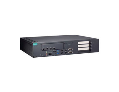 Moxa RKP-C220-C7-4L-T - 2U Rackmount type, Core i7-13700TE, 8GB DDR4x1, COMx2, LANx8, USBx3, DIOx4, DP+HDMI, 100-240 VAC power i by MOXA