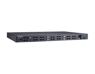 Moxa RKS-G4028-L3-4GT-HV-T - Layer 3 modular managed Ethernet switch with 4 10/100/1000BaseT(X) ports, 3 slots for Ethernet modu by MOXA