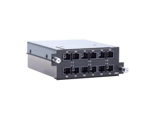 Moxa RM-G4000-6MSC - Fast Ethernet module with 6 multi-mode 100BaseFX ports with SC connectors by MOXA