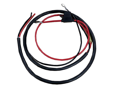 Tycon Systems RP-CABLE-BATT-1.8 - Cable Assembly - 10AWG - for battery connection, 8.5mm Ring Lug on one end, Stripped wire on o by TYCON SYSTEMS