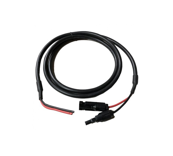 RP-CABLE6-CONN - Cable Assembly - 12AWG -  with MC-4 Connectors on one end and stripped wire on other  - Outdoor rated cable - 1 by Tycon Systems