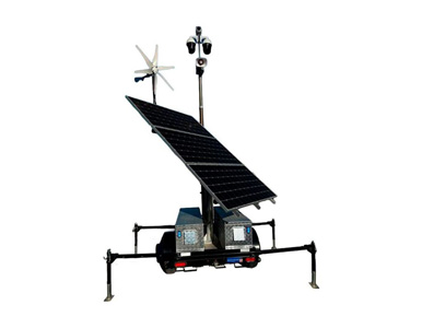 Tycon Systems RPMS24-1600L-Mini-3P  - MobileSolarPro 180W Cont Pwr Trailer Sys, 1080W Sol, 12V 1600Ah 19,200Whr Lithium Batt, MP by TYCON SYSTEMS