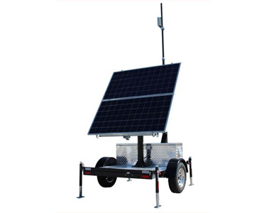RPMS24-720-720 - MobileSolarPro 150W Cont Pwr Trailer Sys, 720W Sol, 24V 720Ah Batteries, MPPT Solar Ctrl, Telescope Mast by Tycon Systems