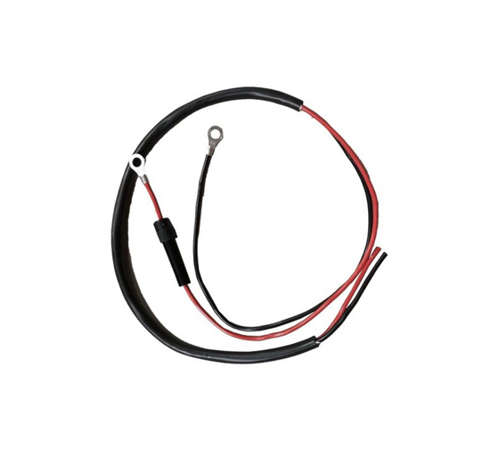Tycon Systems RPST-CABLE-BATT - Cable Assembly - 10AWG - for battery connection, 8.5mm Ring Lug on one end, Stripped wire on oth by TYCON SYSTEMS