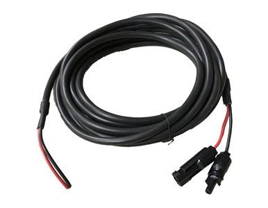 RPST-CABLE60-Conn - Cable Assembly - 12AWG -  with 2 MC-4 connectors on one end and stripped wire on other end, 18.3m (60') long by Tycon Systems