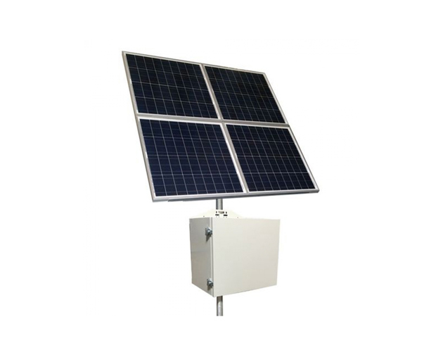 RPSTL12/24-200-320 - RemotePro 12/24V 50W Continuous Remote Power System,320W Solar Panel & Mount, Steel Enclosure, 12V 208Ah Ba by Tycon Systems