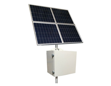 RPSTL12/24M-400-340 - RemotePro 12/24V 80W Continuous Remote Power System,MPPT Controller,340W Solar Panel & Mount, Steel Enclos by Tycon Systems