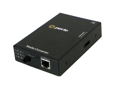 Perle 05040824 S-110-S1ST20U - 10/100 Fast Ethernet Stand-Alone Media and Rate Converter 10/100Base-TX (RJ-45) [100 m/328 ft.] t by PERLE