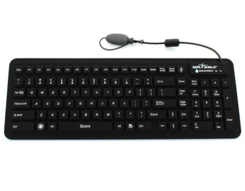 S106G2 - Seal Glow' Waterproof Silicone Keyboard-Backlit by Seal Shield