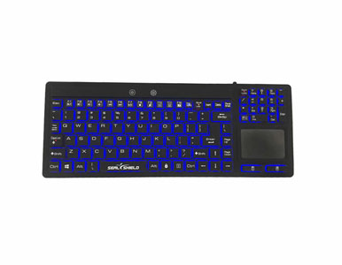 S108PG - Seal Silk Glow' Waterproof Silicone Keyboard-Backlit by Seal Shield