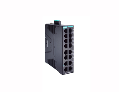 SDS-3016-2GTX-T - Smart Managed Ethernet switch with 14 10/100BaseT(X) ports, 2 10/100/1000BaseT(X) ports, -40 to 75 degree C by MOXA
