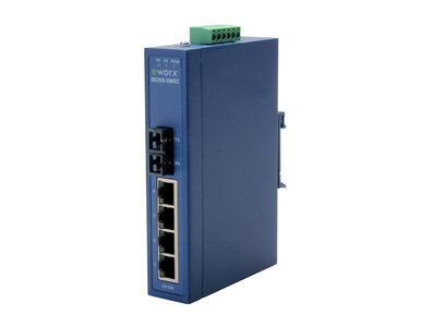 SE205-SMSC - 5-port Unmanaged Ethernet Switch, 1 Single- Mode Fiber with SC connector by Advantech/ B+B Smartworx