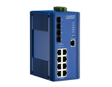 SEG512-4SFP-T - *Discontinued* -  8-port GbE + 4 GbE SFP Full L2 Industrial Managed Ethernet Switch, -40~75C by Advantech/ B+B Smartworx