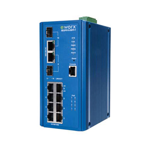 Advantech SEGP510-2SFP-T - Discontinued- 8-port GbE with (PoE/PoE+) + 2 GbE Combo (SFP or RJ45) Full Gigabit Managed PoE Etherne by Advantech