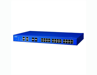 Advantech SEGP528-4SFP-T - Discontinued - 24-port GbE (PoE/PoE+) + 4 GbE Combo Full L2 Industrial Managed Ethernet Switch, -40~7 by Advantech