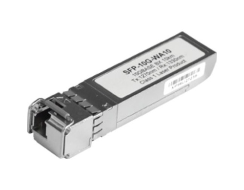 SFP-10G-WA10 - 10G Fiber SFP+ Transceiver WDM-A, Single Mode 10Km / LC / TX:1270nm RX:1330nm, 0 to 70C 
(*** Cisco Compatible * by ANTAIRA