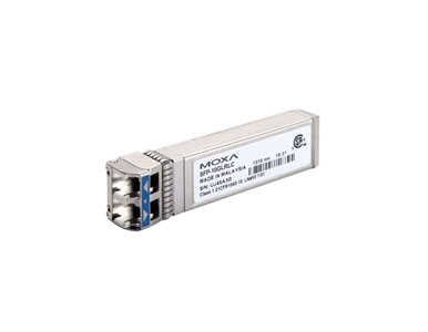 Moxa SFP-10GSRLC-T - SFP+ module with 1 10GBase-SR port for 33m/82m/300m/400m transmission, LC connector, -40 to 85 Degree C by MOXA