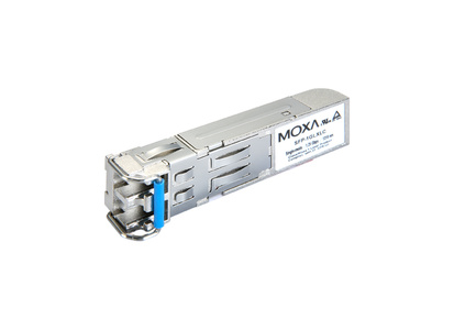 SFP-1GLXLC-T - Small Form Factor pluggable transceiver with 1000BaseLX, LC connector, 10 km, -40 to 85 Degree C by MOXA