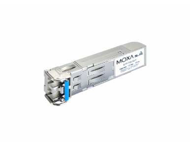 SFP-1GLXLC - Small Form Factor pluggable transceiver with 1000BaseLX, LC connector, 10 km, 0 to 60 Degree C by MOXA