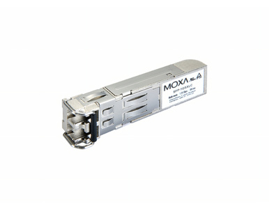 Moxa SFP-1GSXLC-T - Small Form Factor pluggable transceiver with 1000BaseSX, LC connector, 0.5 km, -20 to 75 Degree C by MOXA