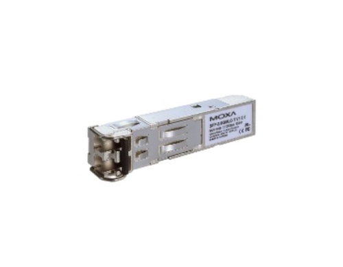 SFP-2.5GMLC-T - SFP module with 1 2.5GBaseFX port with LC connector, multi-mode, for 170, 200, 550, 600 m transmission, -40 to 8 by MOXA