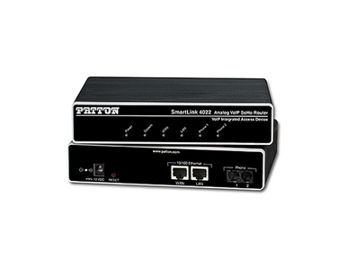 SL4022/EUI - SmartLink 2 FXS VoIP GW-Router, 2x 10/100bTX, External UI Power. by PATTON