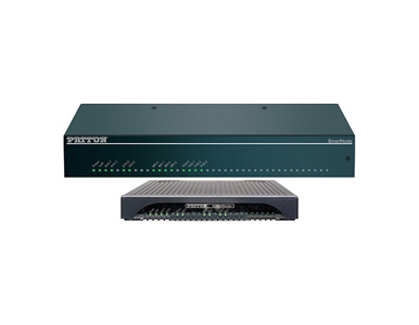 SN4151/2ETH4BIS4JS8VHP/EUI - SmartNode VoIP Gateway, 4 BRI, 4 FXS, 8 VoIP Calls not upgradeable, or 4 SIP-SIP calls (SIP b2b UA) by PATTON