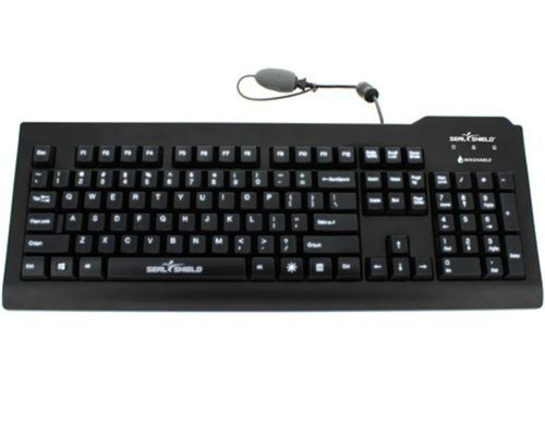 SSKSV207G - Seal Clean Glow' Waterproof Keyboard w/Key Lock by Seal Shield