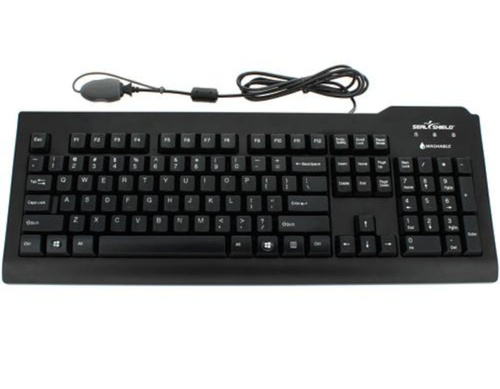 SSKSV207GL - Seal Clean' Glow Waterproof Keyboard w/Key Lock / 6? Cable by Seal Shield