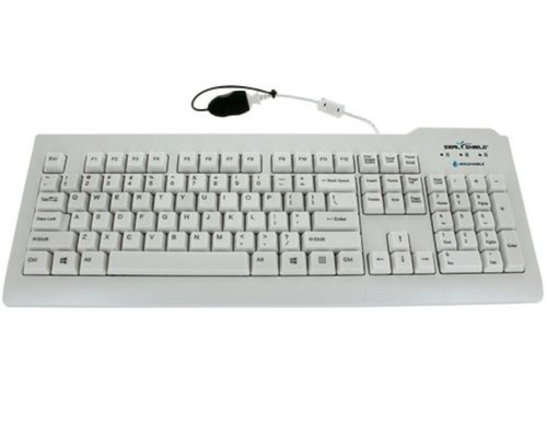 SSWKSV207 - Seal Clean' Waterproof Keyboard w/Key Lock by Seal Shield