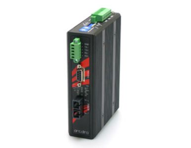 STF-501C-CM02 - Industrial RS-232/422/485 To Fiber Converter, 2.5KV Isolation, Multi-Mode 2KM, SC Connector, 0C ~ 60C by ANTAIRA