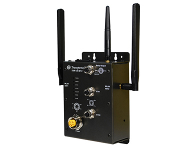 TAR-120-M12 - EN50155 Rugged 2x 10/100TX (M12)  single RF 1x802.11  a/b/g and 3.5 G VPN Router by ORing Industrial Networking