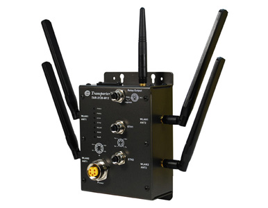 TAR-3120-M12 - *Discontinued* - EN50155 Rugged 2x 10/100TX (M12)   dual RF  802.11a/b/g and 3.5G VPN Router by ORing Industrial Networking