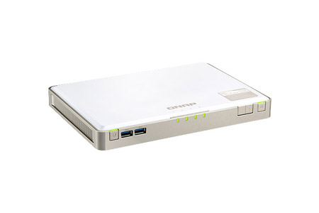 TBS-453DX-4G-US - 4-bay M.2 SATA SSD NASbook, J4105 1.5 GHz, 4 GB DDR4 by QNAP